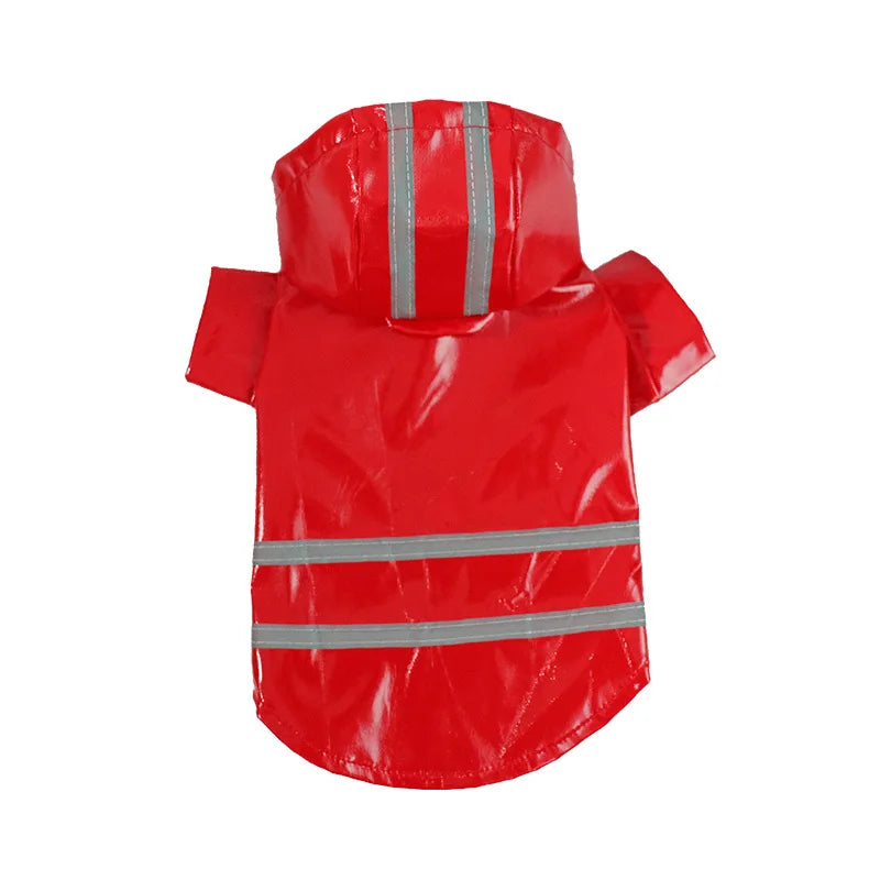 Raincoat Reflective Waterproof Snowproof Pet Coat for Small Dogs