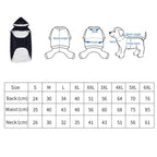 Raincoat Waterproof Hoodie Jacket Rain Pet Rainwear with Reflective Stripe