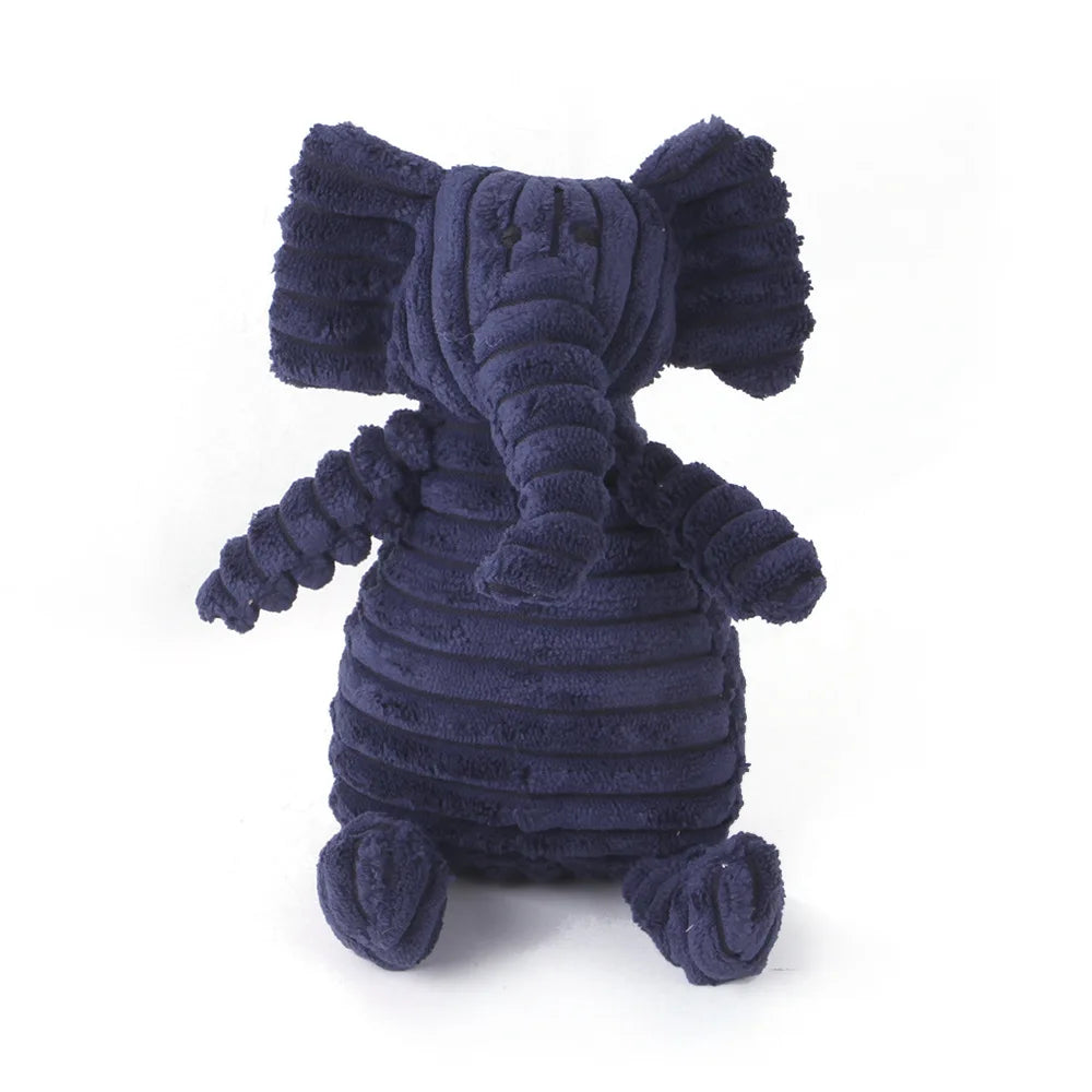 Corduroy Small Animal Plush Squeaky Dog Toy