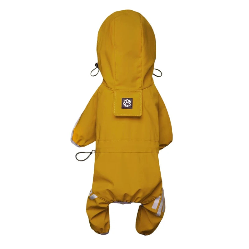 Raincoat Reflective Waterproof Rain Coat Small Medium Dogs