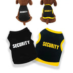 Dog T-shirt for Small Dogs Cotton Security Shirt Pet Outfits