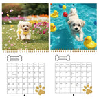 Gifts For Friends 2026 New Dogs Calendar Schedule Organizer Wall Calendar
