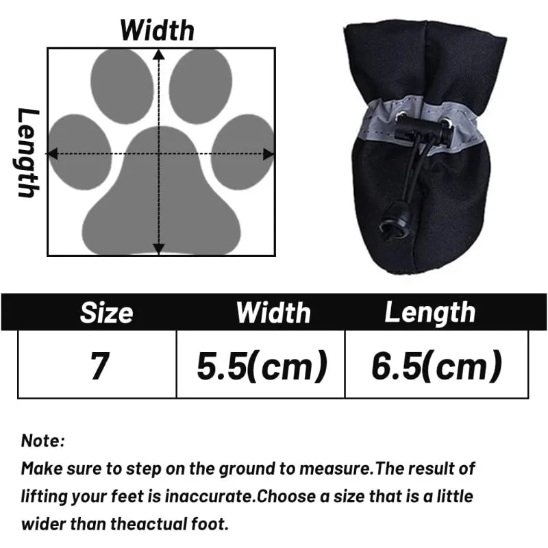 Non-slip, waterproof reflective dog shoelaces