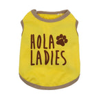 Funny Summer Small Pet Shirts Cool Breathable Dog Outfit Soft Shirt