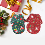 Dog Hoodies Christmas Sweater- Winter Warm Fleece Lined