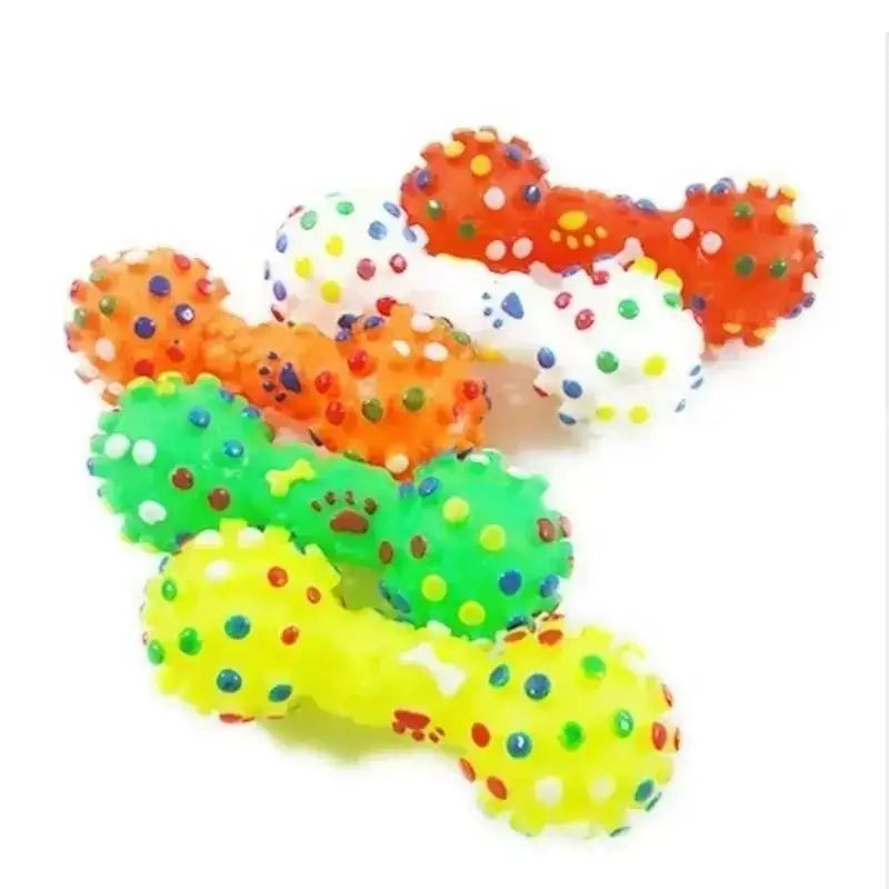 1 PC Lovely Dog Chew Pet Squeaker Sound Play Shop Toy