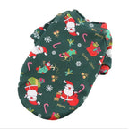 Dog Hoodies Christmas Sweater- Winter Warm Fleece Lined