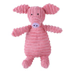 Corduroy Small Animal Plush Squeaky Dog Toy