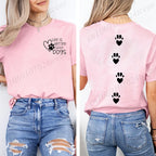 Life Is Better with Dogs Pet Lover Print T-Shirts Women's Fashion Casual Classic