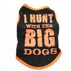 Shirt for Small Dogs Pet Printed with Funny Letters Soft Breathable Outfits