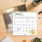 Gifts For Friends 2026 New Dogs Calendar Schedule Organizer Wall Calendar