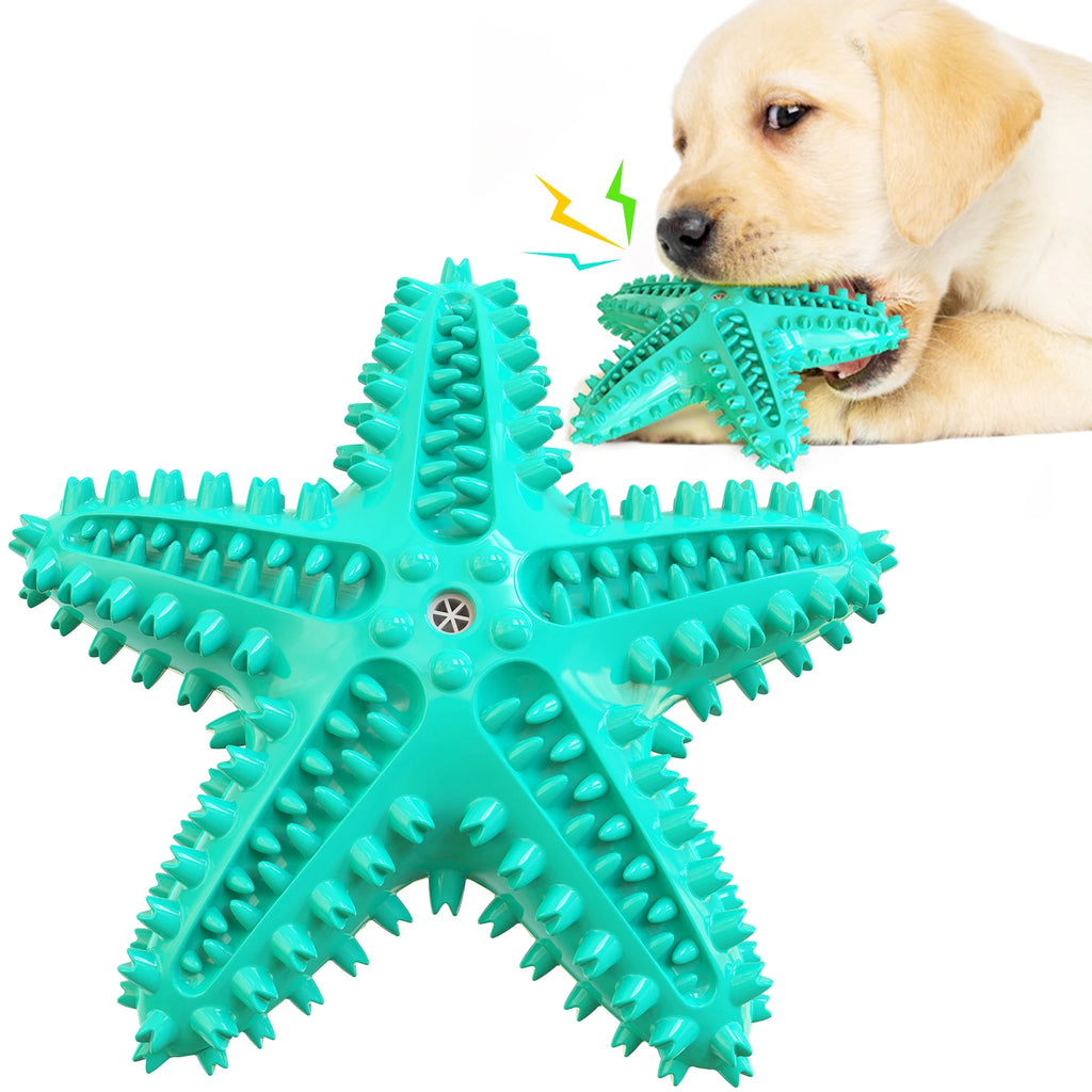For Large Dogs Tooth Cleaning Chew Funny Interactive Training Starfish Toy
