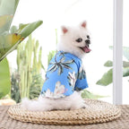 Hawaiian Style Summer Sand Beach Shirts for Small Dogs