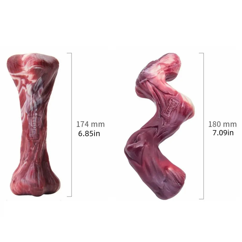 Simulation Bone Dog Chew Teeth Cleaning Interactive S-shaped Chew Toys Pet Supplies