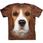 Cute Dog Face Graphics T Shirts Fashion Short Sleeve Funny 3D Animals Printed