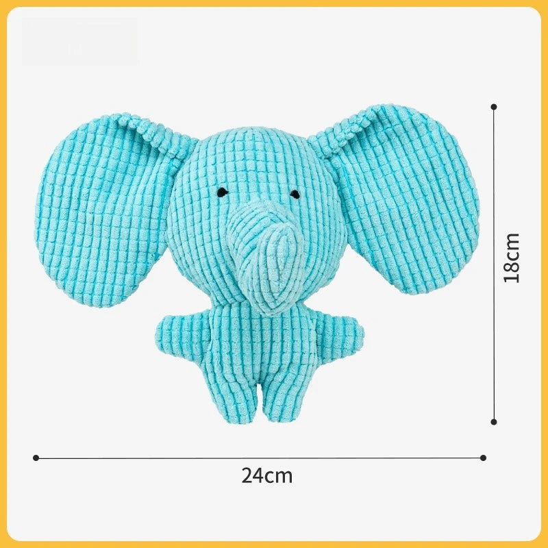 Plush Squeaky Chew Self-Entertaining Puppy Teething