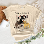 French Bulldog t shirt women designer girl graphic funny clothing