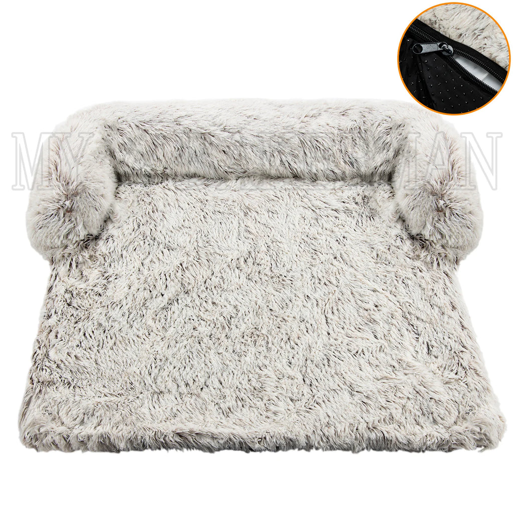 Bed Sofa Warm Nest Washable Soft Furniture Protector Mat