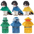Cartoon Pattern Reflective Hoodie Outdoor Jacket Coat Harness Onesie Clothes