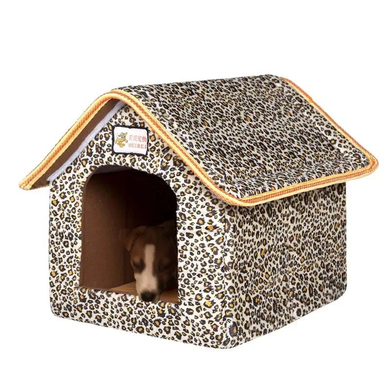 Pet House with Cushion Folding Bed Sofa Suitable for Small and Medium Sized Dogs