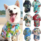 Hawaiian Style Summer Sand Beach Shirts for Small Dogs