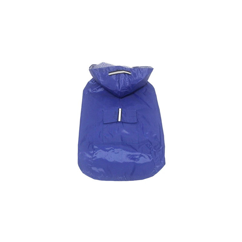 Raincoat Waterproof Hoodie Jacket Rain Pet Rainwear with Reflective Stripe