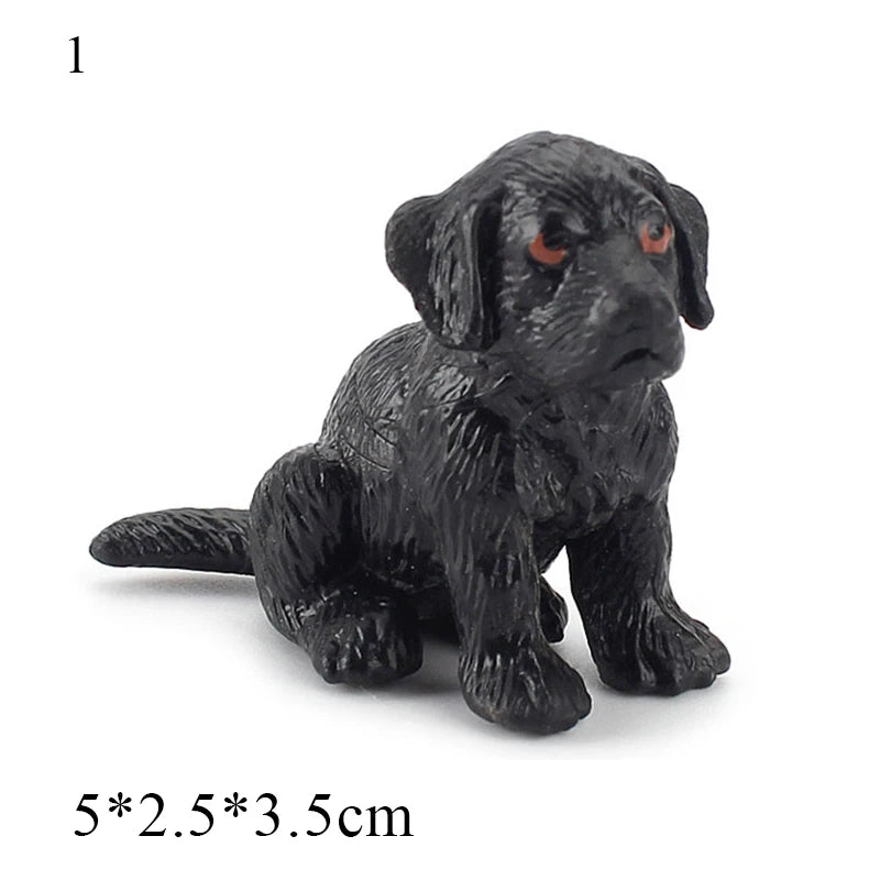 Car Dashboard Toys Decorate Exquisite Mini Resin Dog Figurine