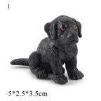 Car Dashboard Toys Decorate Exquisite Mini Resin Dog Figurine