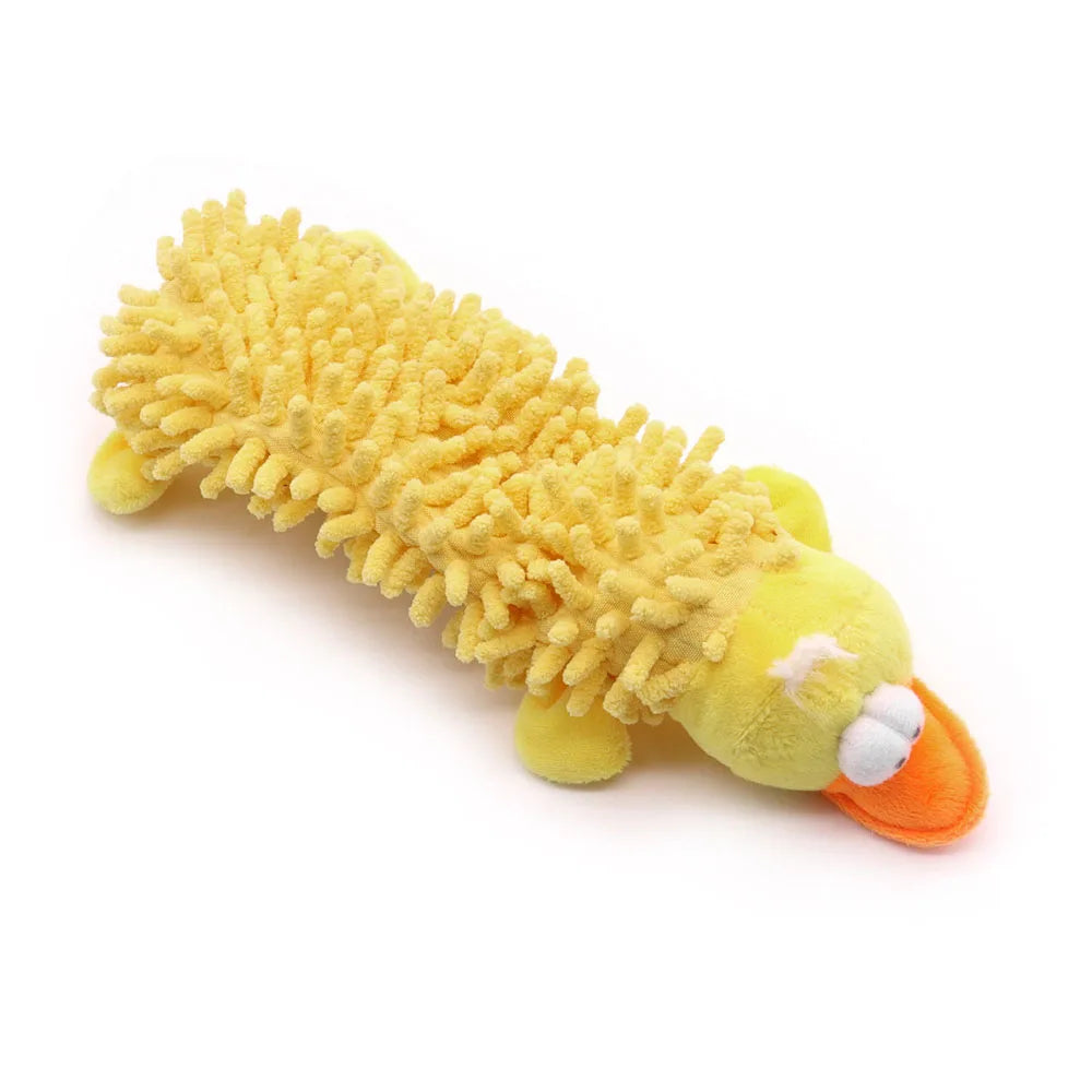 Self - Entertaining Plush Toys for Dogs to Relieve Boredom, with Squeaker for Interactive Play