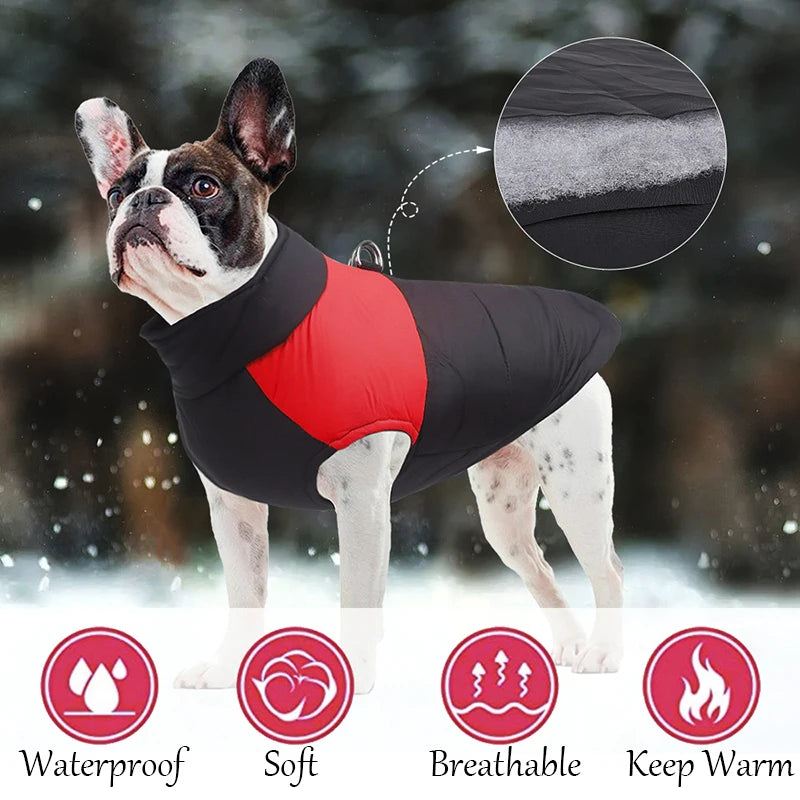 Winter Warm Pet Coats Waterproof Down Jacket Pet Clothes