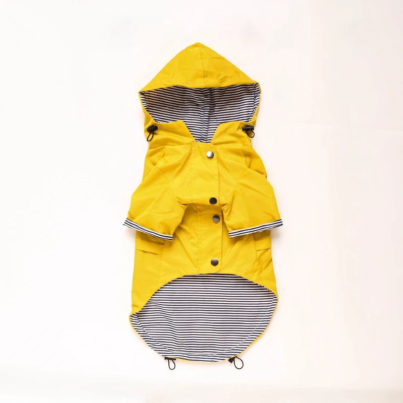 Dog Raincoat Pet Waterproof Jacket Bulldog Windbreaker Poodle Pug Bichon Puppy Coat Rainwear PU S-5XL High Quality Dog Raincoat