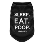 Dog Shirts Letters Printed Vest for Small Dogs Pajamas Puppy Gift Pet Clothes