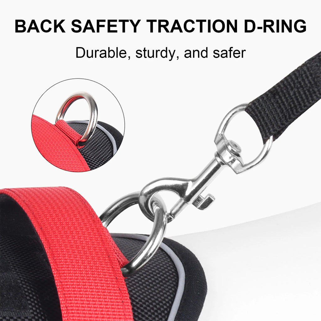 Dog Harness Reflective Tactical Vest Waterproof Oxford Cloth Pet Accessories Supplies