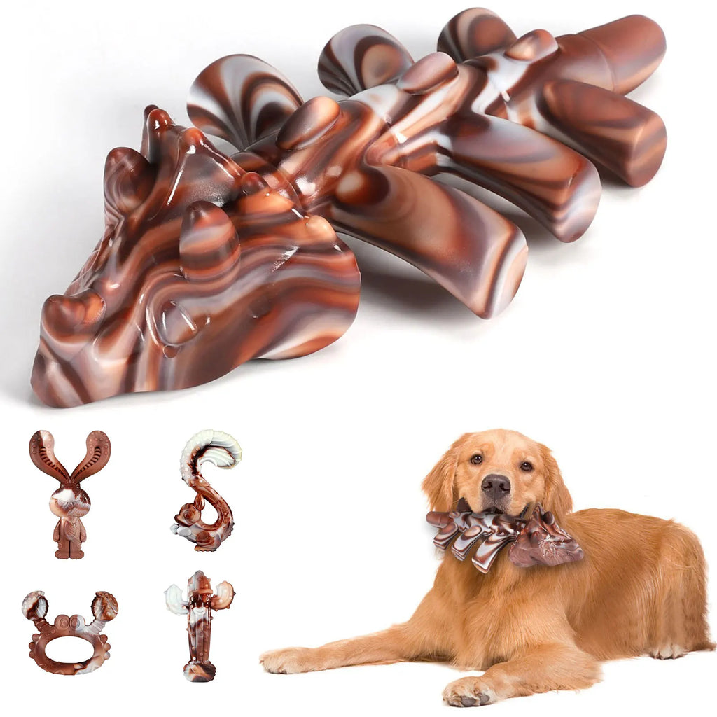 Dog Toys Beef-Flavored for Chewers Teeth Cleaning Toy Supplies