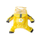 Pet Puppy Dog Raincoat Rain Jacket Coverage 4 Legs Full Body Protection Waterproof Rainboot Small Dogs Pet Teddy Raining Coat