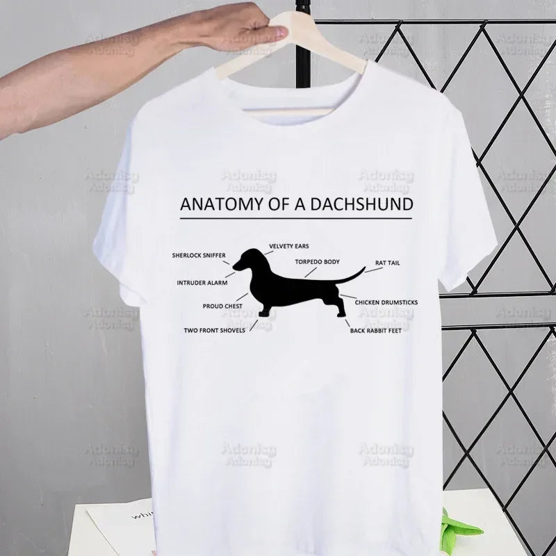 Anatomy Dachshund Dog I Do What I Want T Shirt Streetwear