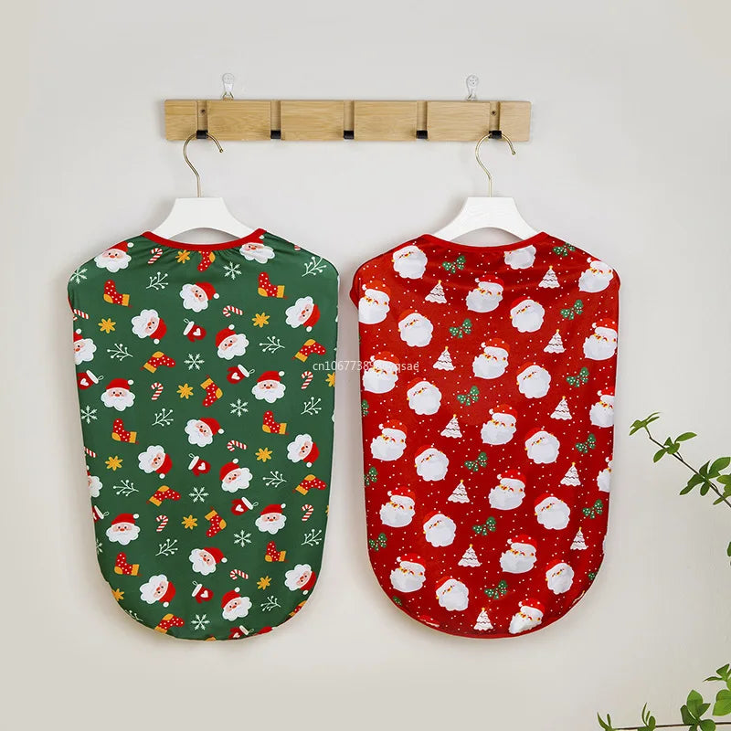Christmas Holiday Dog Hoodie Lightweight Sweatshirt