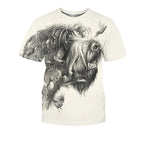 Dachshund Graphic 3D Print Men Women Casual Short Sleeve T Shirt Tees