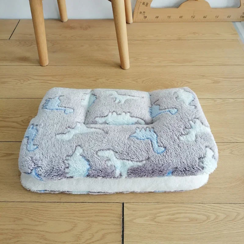 Flannel Mat Dog Bed Sleeping Mat For Small Dogs