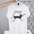Anatomy Dachshund Dog I Do What I Want T Shirt Streetwear