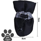Non-slip, waterproof reflective dog shoelaces