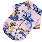Hawaiian Style Summer Sand Beach Shirts for Small Dogs