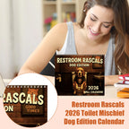 2026 Toilet Prank Dog Edition Calendar Scheduling Tool