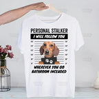 Dachshund Teckel Funny Cute Dog Animal Funny T Shirt Casual Short Sleeve