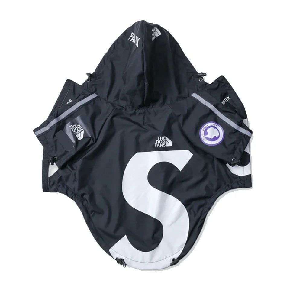Raincoat Windbreaker Jacket Fashion Dog Clothes Dog FANS