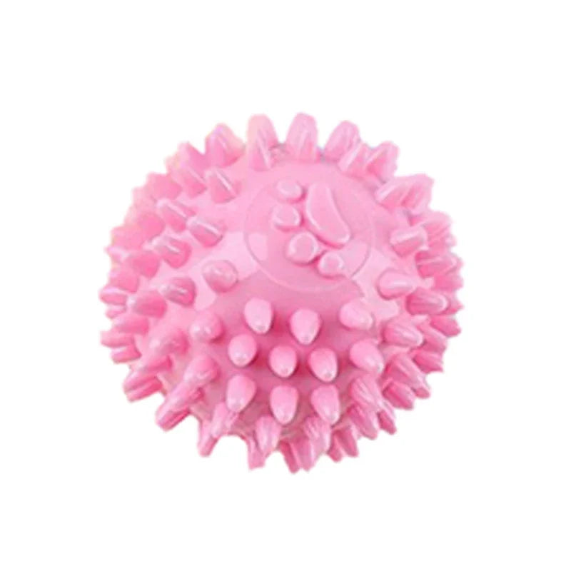 Cleaning Teeth Pink Soft Rubber Bone Funny Ball Interactive Donut Treat Set for Small Dogs