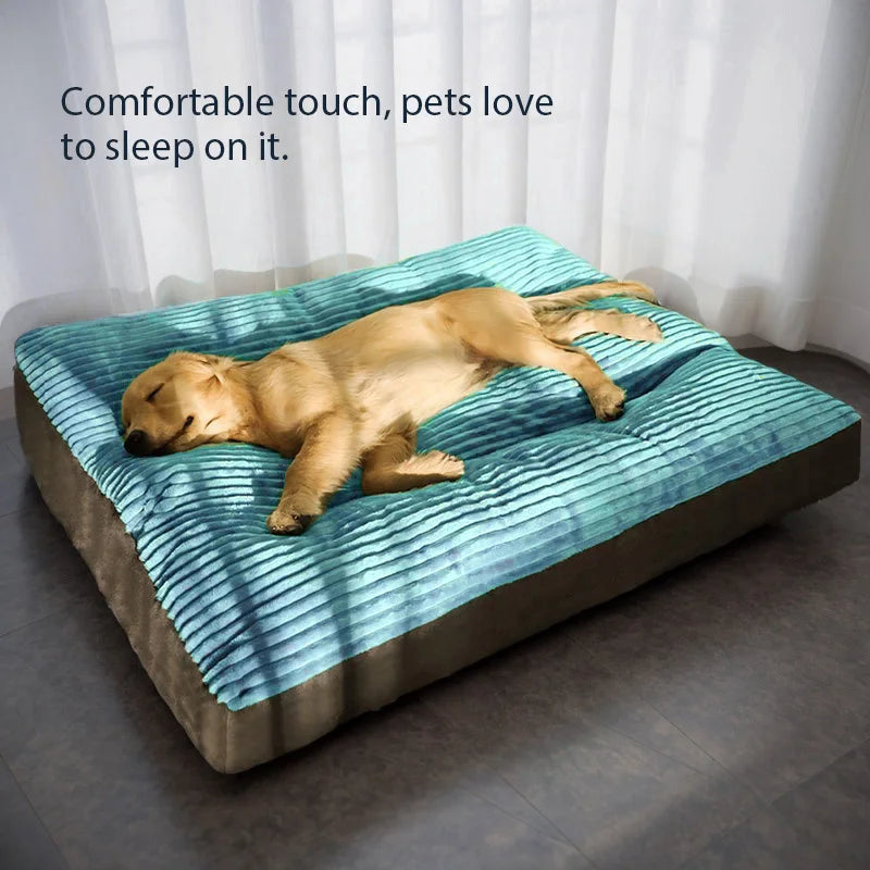 Autumn/Winter Oversized Dog Bed Sleeping Pad for Warmth Washable