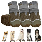 Breathable Anti Slip Booties for Large Medium Small Dogs Hot Pavement, Winter, Snow, Hiking
