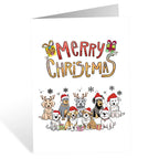 Christmas Greeting Card for Dog Lovers