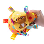 Interactive Ball Toy for Chewers Training Decompress Plush Handle with Bells Pet Supplies